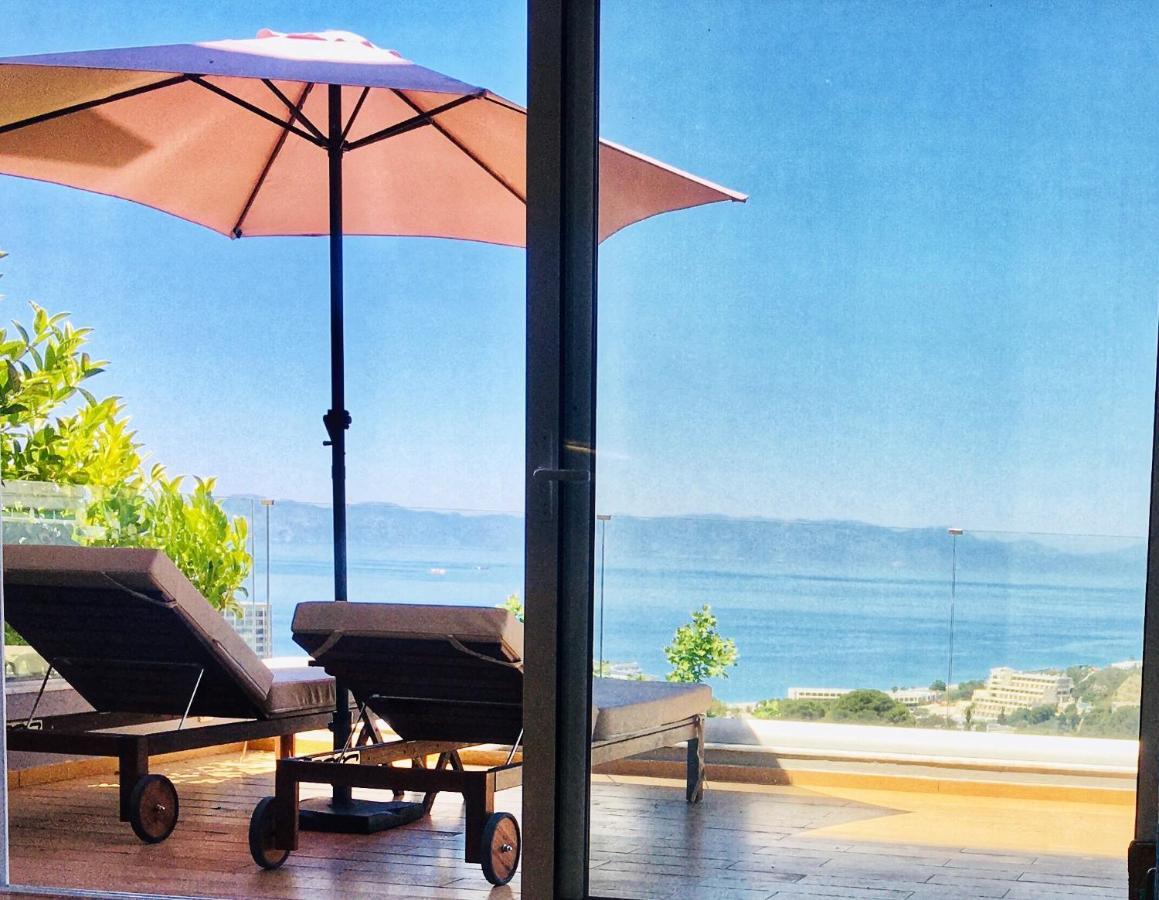 דירות איקסיה Flyviewflatsblue Privatehottub With Seaview מראה חיצוני תמונה