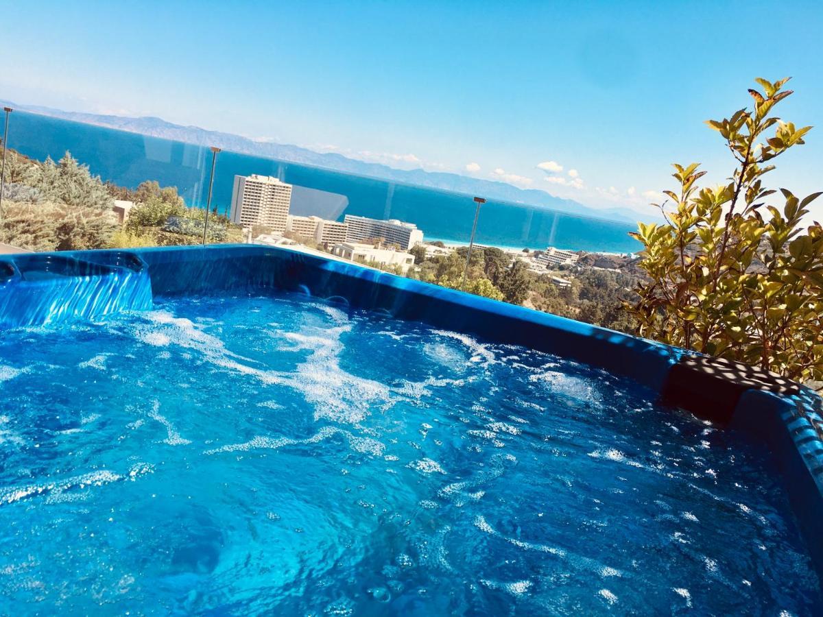 דירות איקסיה Flyviewflatsblue Privatehottub With Seaview מראה חיצוני תמונה