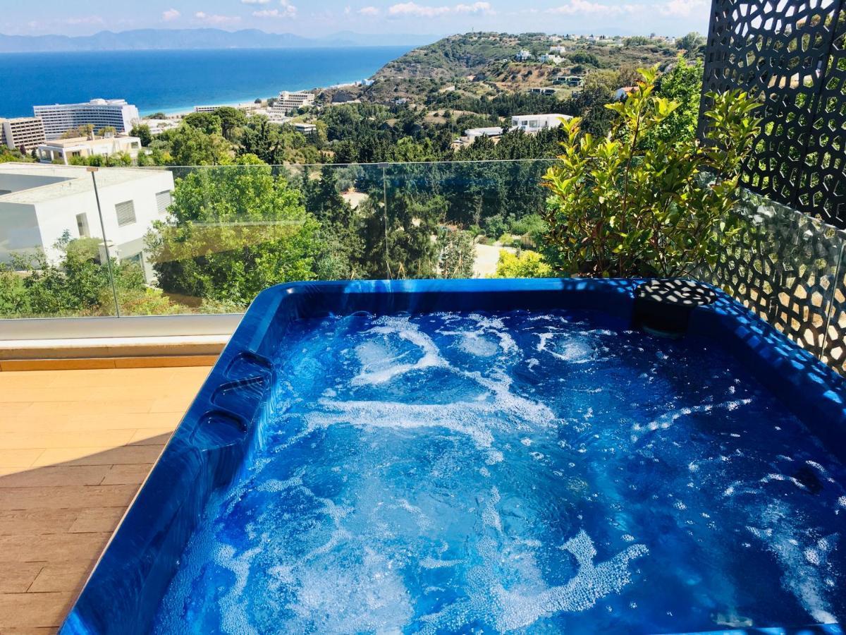 דירות איקסיה Flyviewflatsblue Privatehottub With Seaview מראה חיצוני תמונה