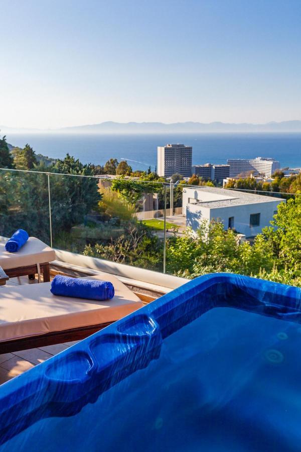 דירות איקסיה Flyviewflatsblue Privatehottub With Seaview מראה חיצוני תמונה